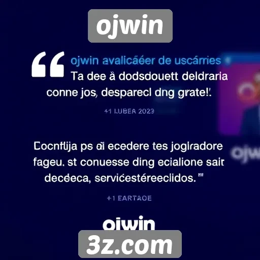avaliações de usuários sobre o site ojwin